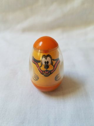 Vintage Hasbro Weebles Pluto The Dog From Mickey Mouse Clubhouse 1970s