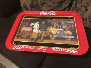 Vintage Coca Cola Touring Car 1987 Tv Bed And Lap Tray