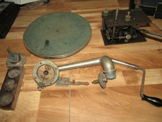 Vintage Columbia Grafonola Phonograph Parts Record Player Windup