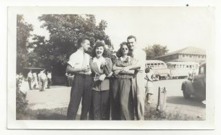 1940 Photo Group Of People Identified At Lakewood Park Pa Luscavage Balolis