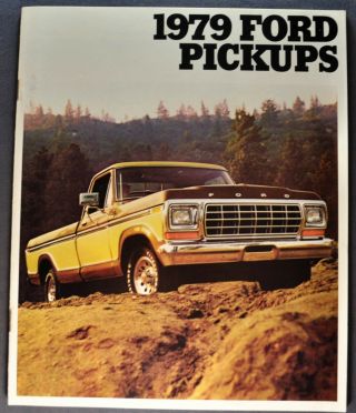 1979 Ford Pickup Truck Brochure Ranger Xlt F - 100 150 250 350