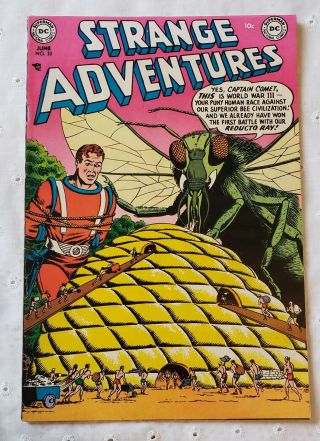 Strange Adventures 33 Golden Age Comic Dc Comics 1953 - Vintage Sci - Fi Stories
