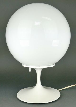 Fine Vtg Stemlite By Design Line Bill Curry Mushroom Bubble Tulip Table Lamp