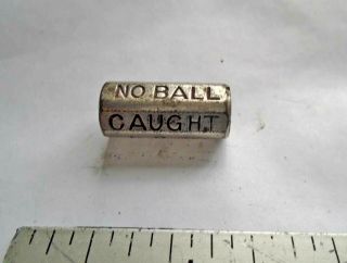 Rare Vintage Plated Solid Brass ' HOW - ZAT ' Put and Take Cricket Spinner Game 2