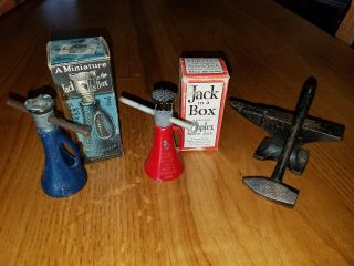 Miniature Screw Jack (s) /cast Iron Anvil: Simplex Jack In The Box