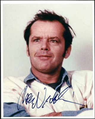 Jack Nicholson Actor Vintage Signed 8 X 10 Photograph Psa/dna