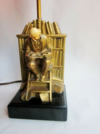 1930s JB Hirsch Spelter and Celluloid Gold and Black Figural 
