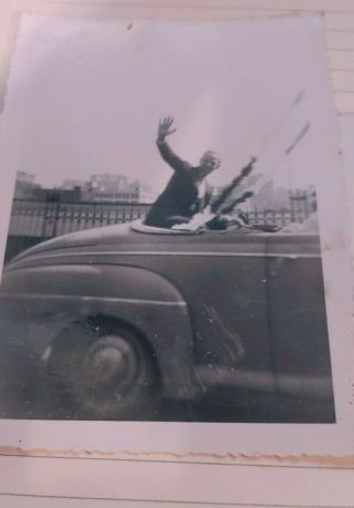 Vintage Blk/wht Photos (3) Of Uncle Sam Etc.  In War Parade 3 X 4 1/2 "