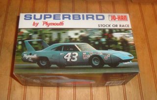 Jo - Han 1970 Superbird 1/25 Model Kit Plymouth Richard Petty Complete Unstarted