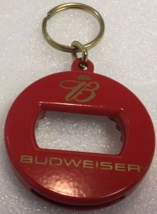 Vintage Beer Company Promo Bottle Opener Keychain Budweiser Porte - Clés Biere