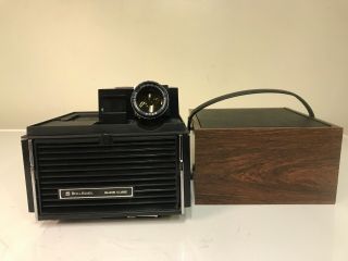 Vintage Bell & Howell Slide Cube Projector With Remote And Usa Made