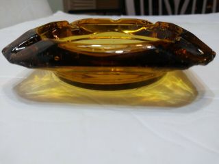 IHOP Vintage glass amber ashtray International House of Pancakes Restaurant 3
