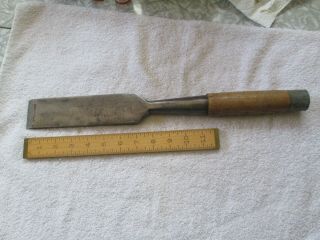 Ps&w Peck Stowe & Wilcox 2 " Framing Chisel - Hooped Ash Handle - 17 1/2 " Oal - Ec