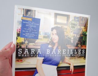 Sara Bareilles - What ' s Inside Songs Waitress - Autographed LP Signed 3
