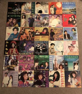 30 Vintage 1994 - 1996 Vietnamese Karaoke Laserdisc - 90s Music