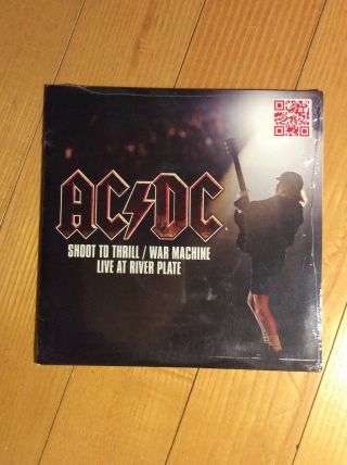 Ac/dc Shoot To Thrill/war Machine Live At River Plate 7 Vinyl Rsd