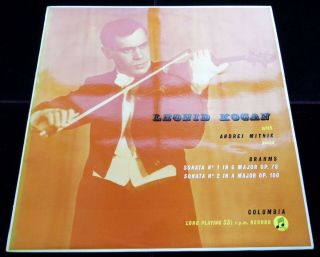 Brahms: Violin Sonatas - Leonid Kogan Columbia 33CX 1381 ED1 LP 2