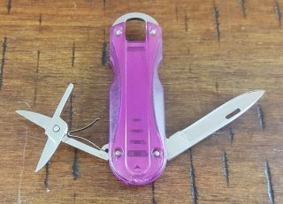 Buck USA 421 Newt Purple Small Pocket Knife w/ Scissors 3