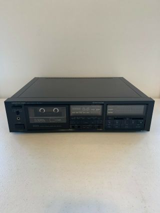 Onkyo Integra Vtg Stereo Cassette Tape Deck Player Recorder Ta - 2058 Dolby B - C Nr