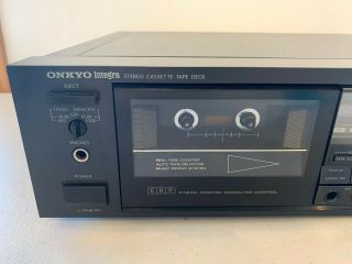 Onkyo Integra VTG Stereo Cassette Tape Deck Player Recorder TA - 2058 Dolby B - C NR 2