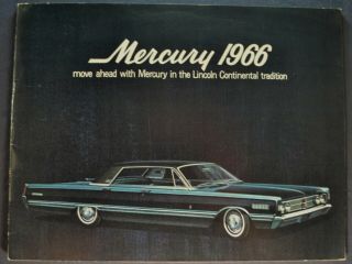 1966 Mercury 32pg Brochure Montclair Park Lane Monterey S - 55 Colony Park Wagon