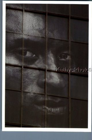 Black & White Photo F,  2293 Portrait Of Black Man On Wall