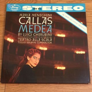 Maria Callas,  " Medea ",  Cherubini,  Box Set (3) Lps,  Mercury Sr3 - 9000,  1958,  Vg,