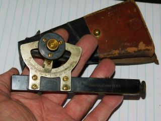 Vintage Keuffel & Esser Co.  N.  Y.  Survey Hand Level Inclinometer Surveying Tool