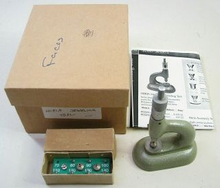 Vintage Horia Micrometric Jeweling Watchmaker Jewel Setting Watch Repair Tool