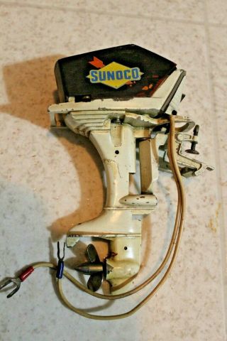 Vintage K&o Scott Atwater 40hp Toy Outboard Boat Motor Engine Battery Op