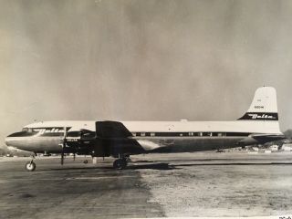 Vintage Delta Dc - 6 B/w Photo 8x10 Glossy Delta Air Lines