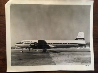 Vintage Delta DC - 6 B/W photo 8x10 glossy Delta Air Lines 2
