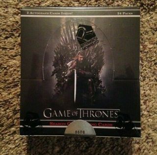 2012 Rittenhouse House Game Of Thrones Season 1 Hobby Box Emilia Clarke