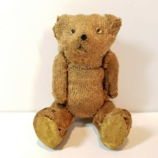 Antique Miniature Mohair Teddy Bear Jointed