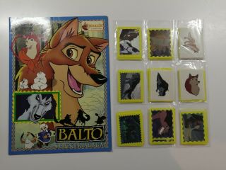 Merlin Balto Sticker Album With Complete Set