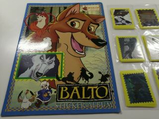 Merlin Balto Sticker Album With Complete Set 2