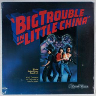 Big Trouble In Little China (1986) [sealed] Vinyl Lp • John Carpenter Soundtrack