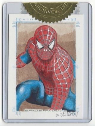 Spider - Man 3 Movie - Multi - Case Sketch By Sarah Wilkinson