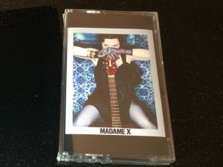 Madonna Madame X Blue Glitter Cassette Rare Limted Edition Collectable