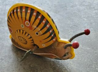 schylling collector series snail wind - up tin toy 2