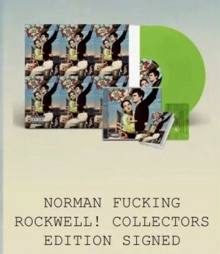 Norman Fucking Rockwell Collectors Signed Lana Del Rey Vinyl,  Cassette & Cd