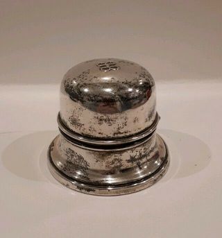 Vintage Birks Sterling Silver Domed Ring Box
