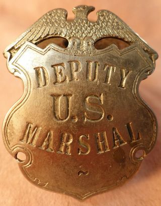 OBSOLETE - VINTAGE MId 1930 ' s - 1940 ' s LAS&SCO DEPUTY U.  S.  MARSHAL 2