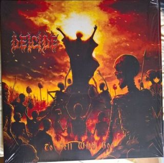 Deicide ‎– To Hell With God Vinyl,  Lp,  Album,  Limited Edition,  Fire Splatter