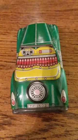 Vintage Mg Convertable Tin Toy Friction Drive Car Made In Japan