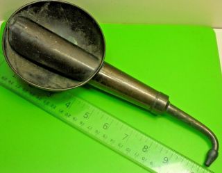 Antique Old Vintage Medical Metalware Ear Trumpet Deaf Hearing Aid Appliance