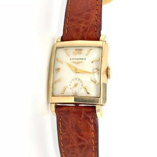 Vintage Longines 23z 17j Dress Swiss Men Watch 10k Gold Filled