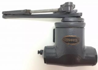 Vintage Russwin Pot Belly,  Cast Iron Door Closer Model D - 4 - Industrial
