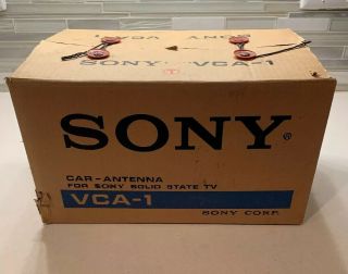 Vintage Sony Vca - 1 Car Tv Antenna