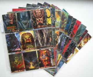 1995 Topps Alien / Predator Universe Master Set Topps Finest Nm/mint